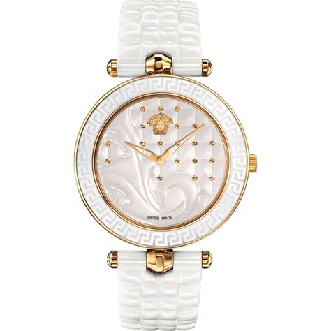 versace vanitas white watch 40mm|Amazon.com: Versace Womens White 40 mm Vanitas Watch .